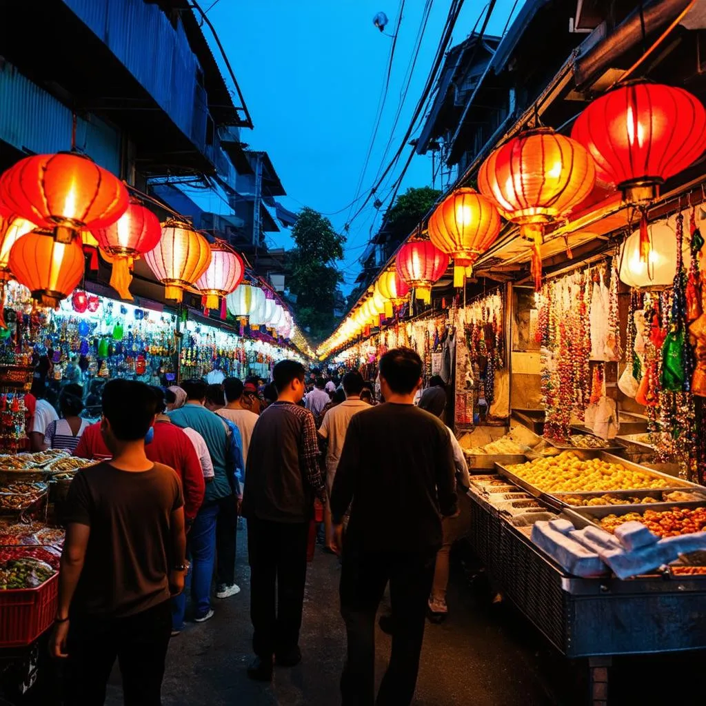 Cat Ba Town Night Market