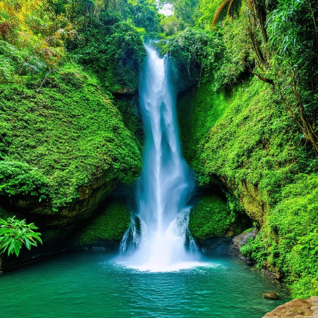 Waterfall in the Central Highlands 