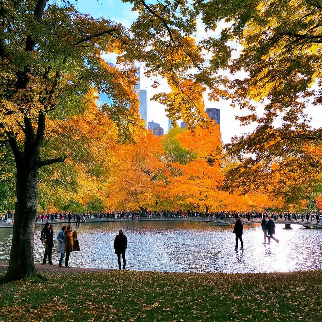 Central Park in autumn