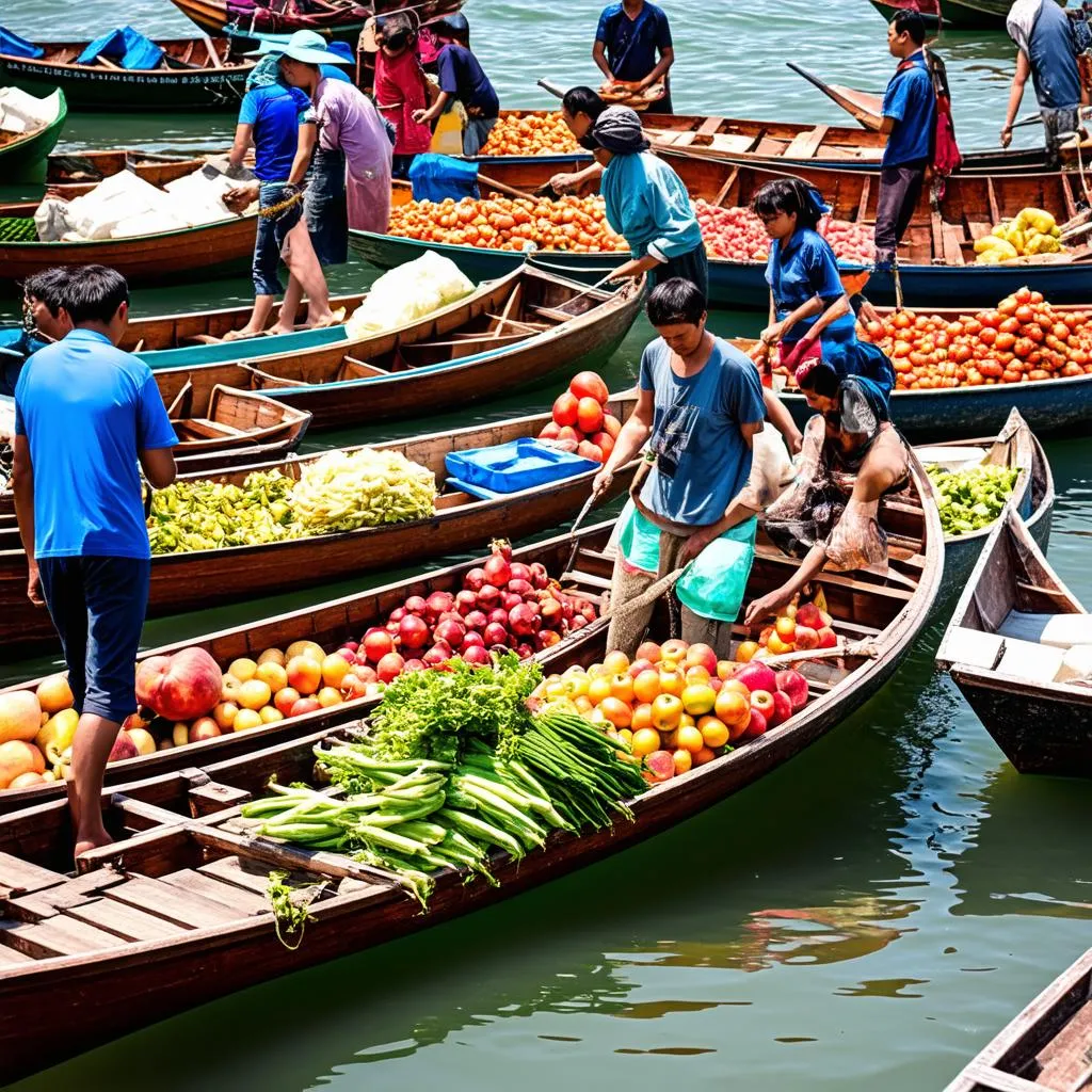 Chau Doc Floating Market