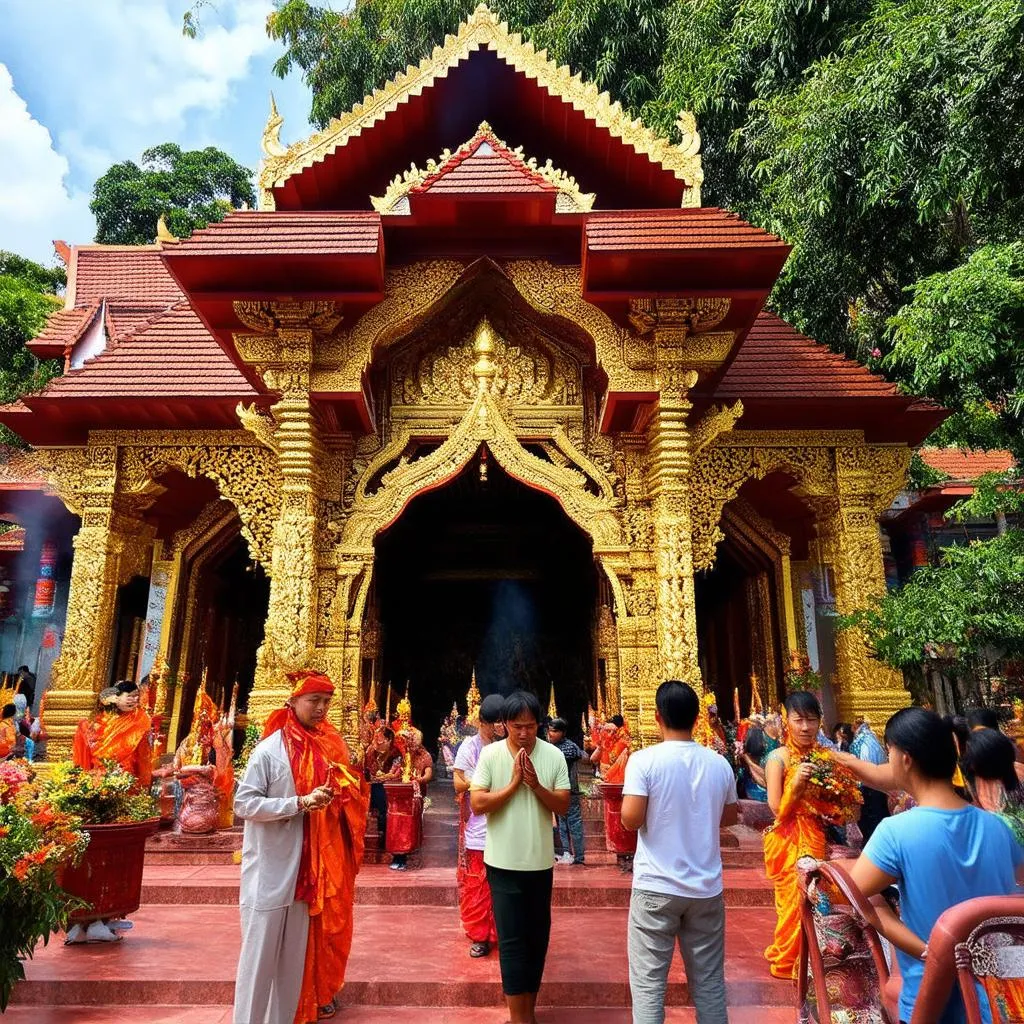 Chau Doc Lady Xu Temple