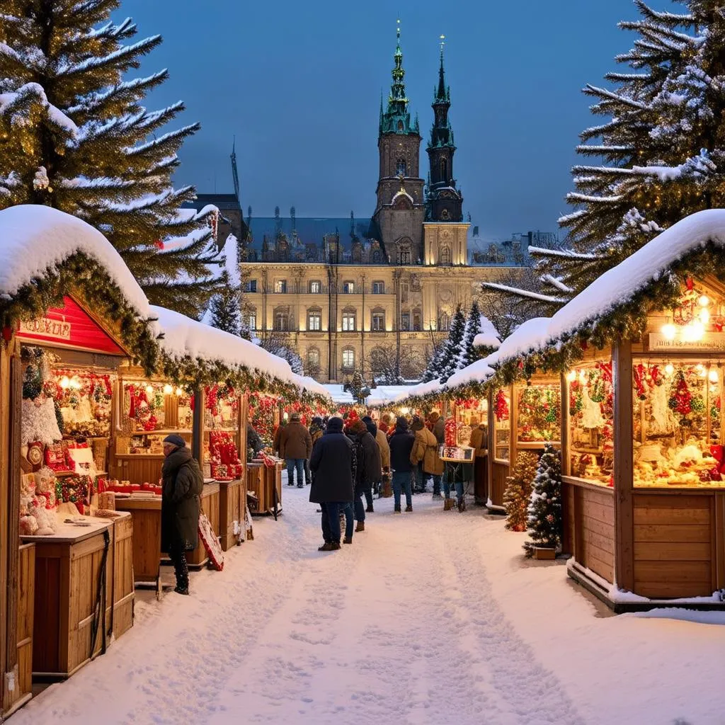 Christmas market in Vienna