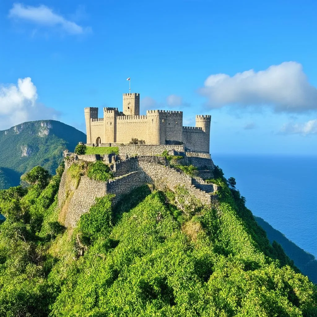 Citadelle Laferrière on a mountaintop