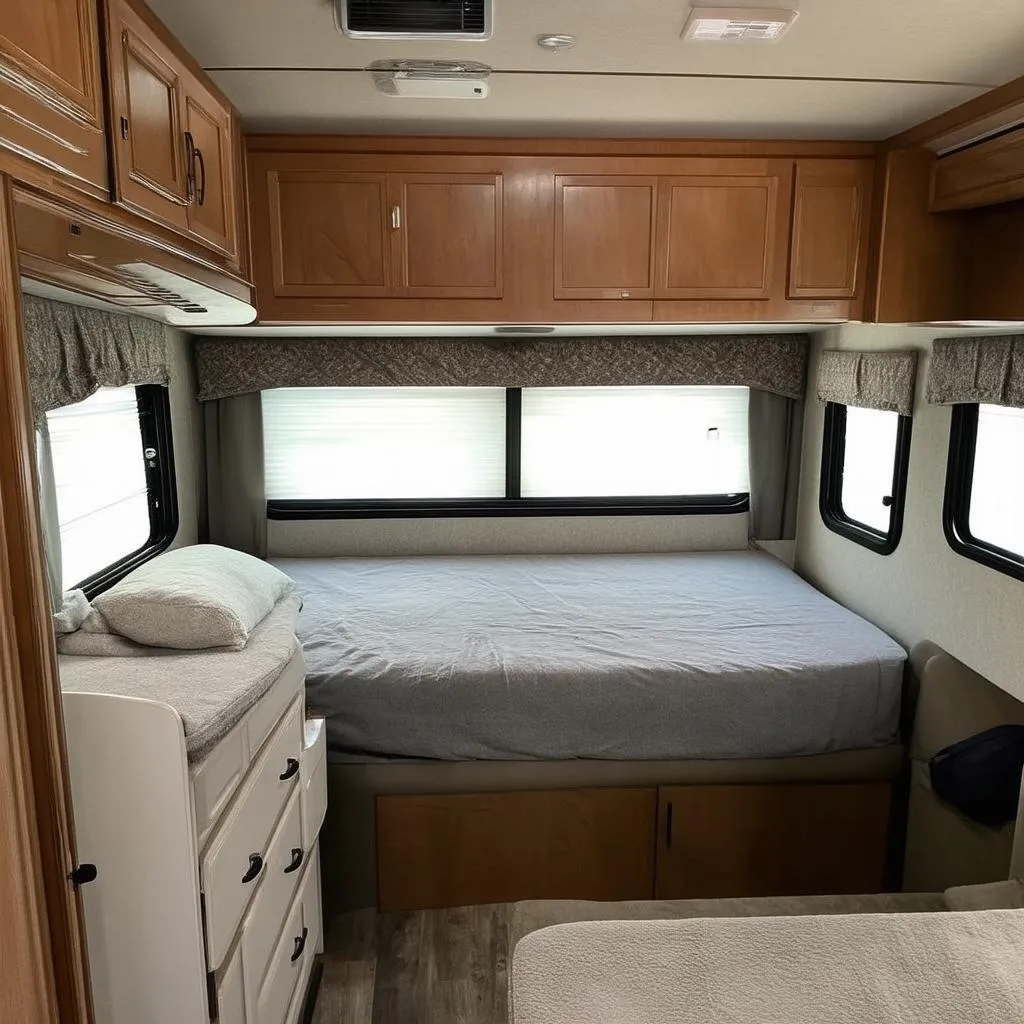 Clean Travel Trailer Interior