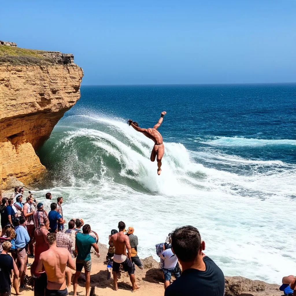 Cliff Divers at La Quebrada