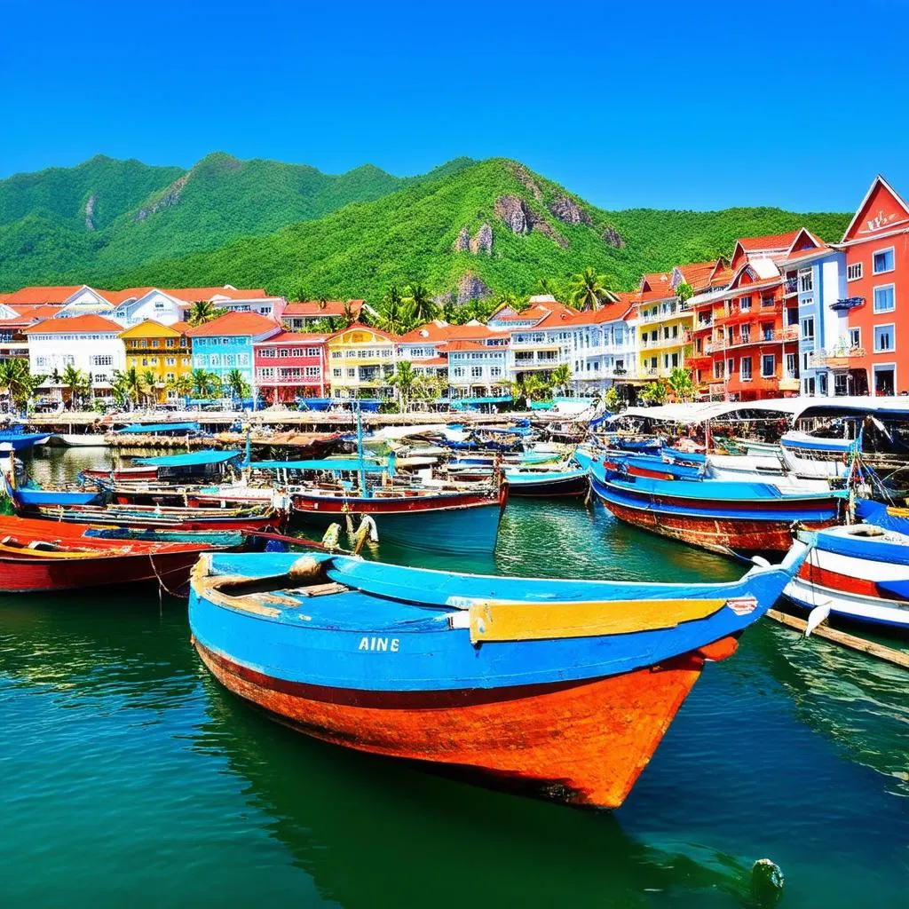 Coastal Town in Vietnam