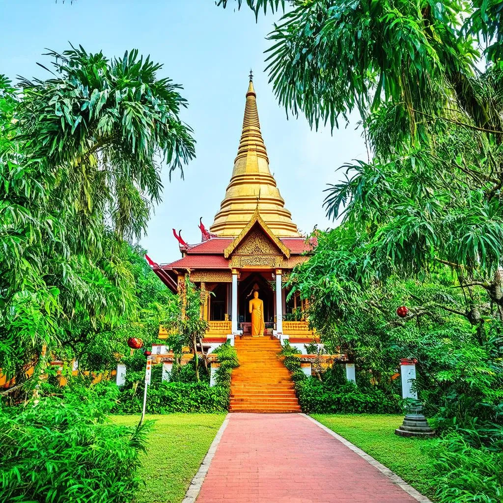 Coconut Monk Pagoda in Ben Tre