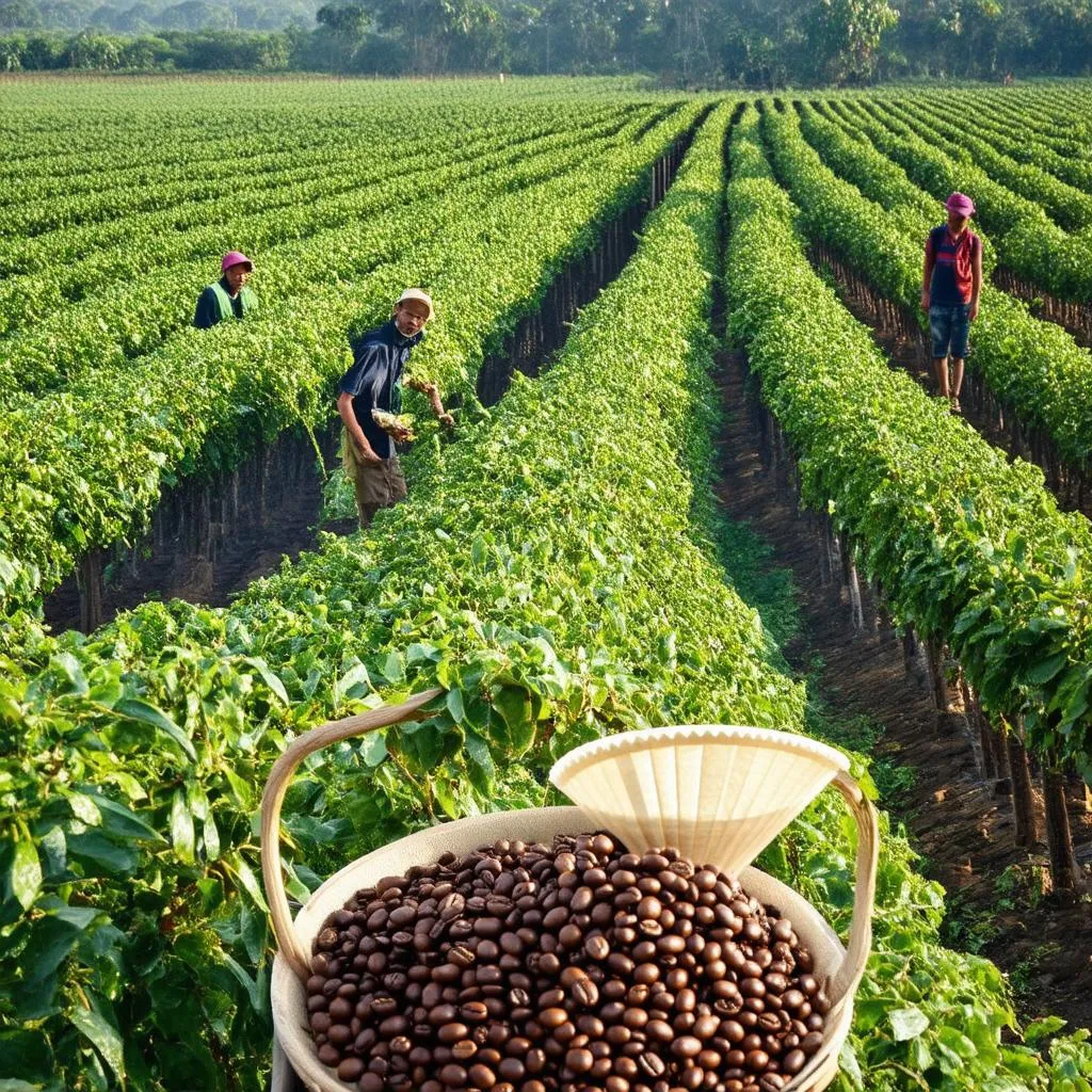 coffee plantation in Buon Ma Thuot