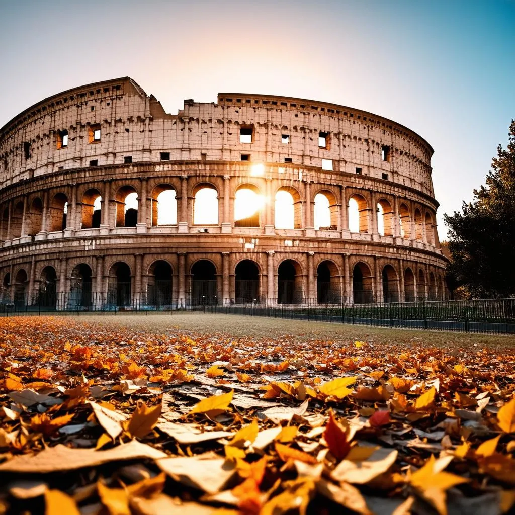 Colosseum in Autumn