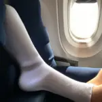 Compression Socks on Plane