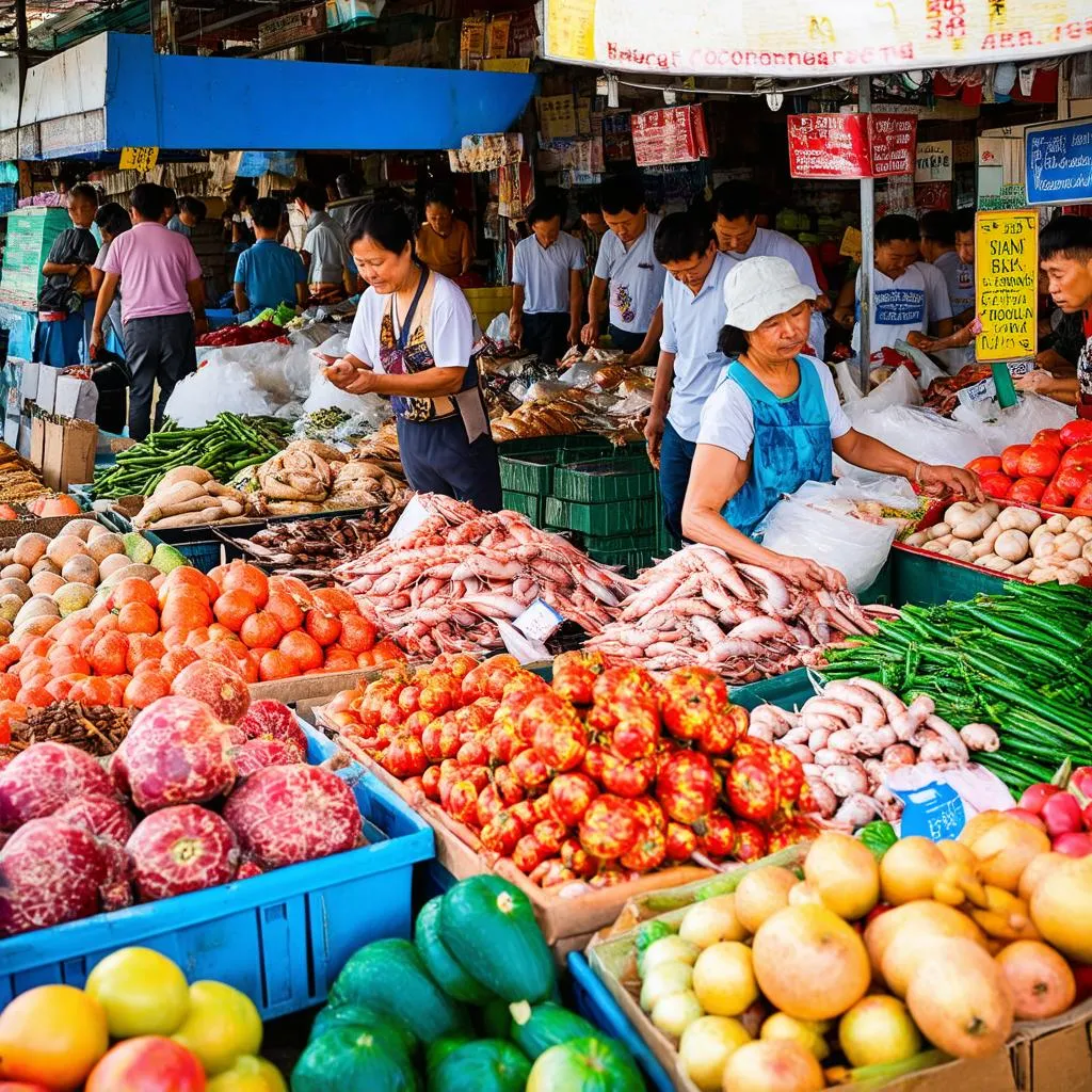 Vibrant Con Phung Market