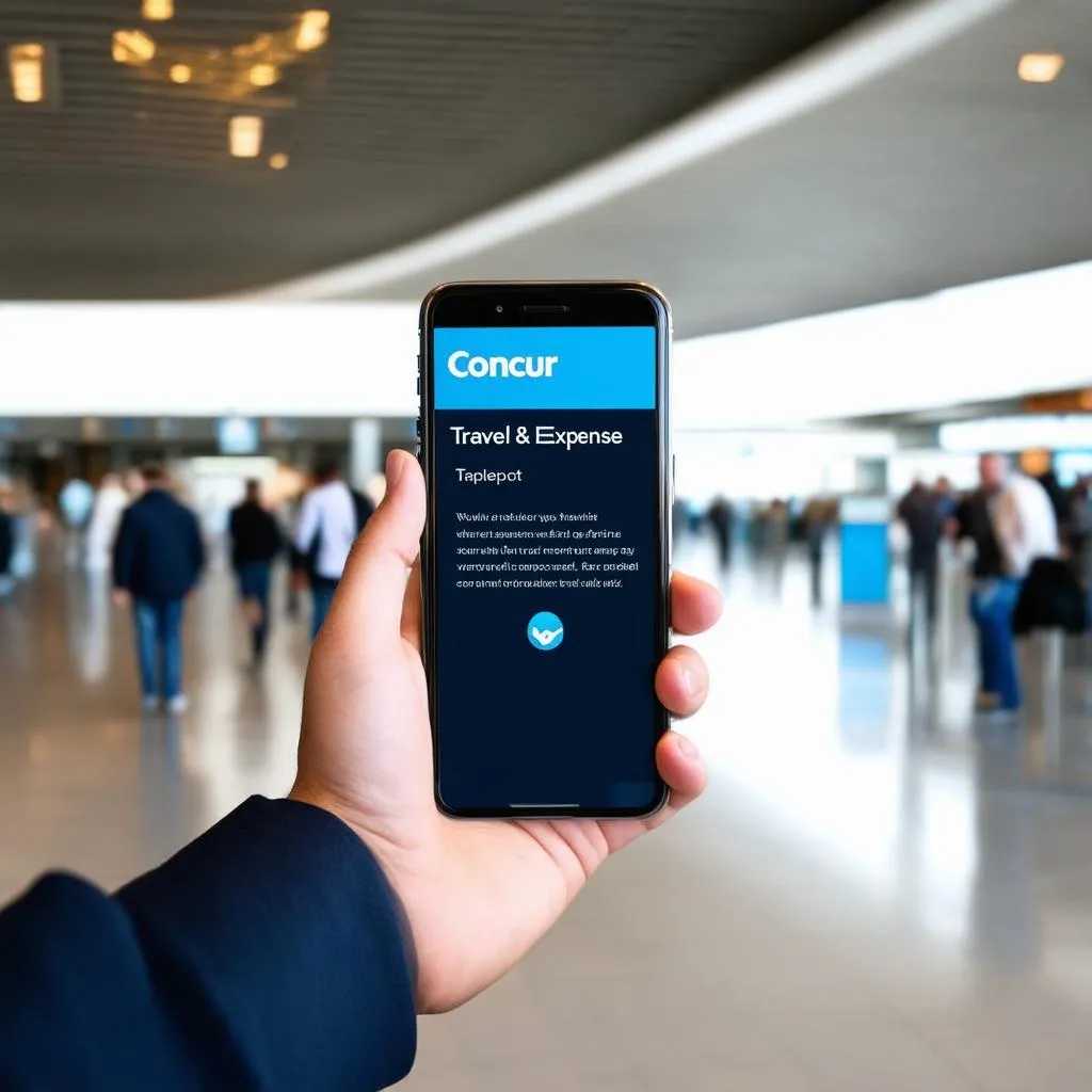 Concur Travel and Expense mobile app