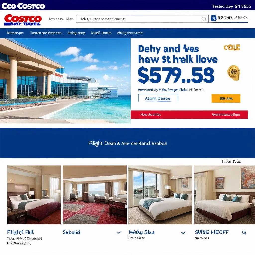 Costco Travel Website