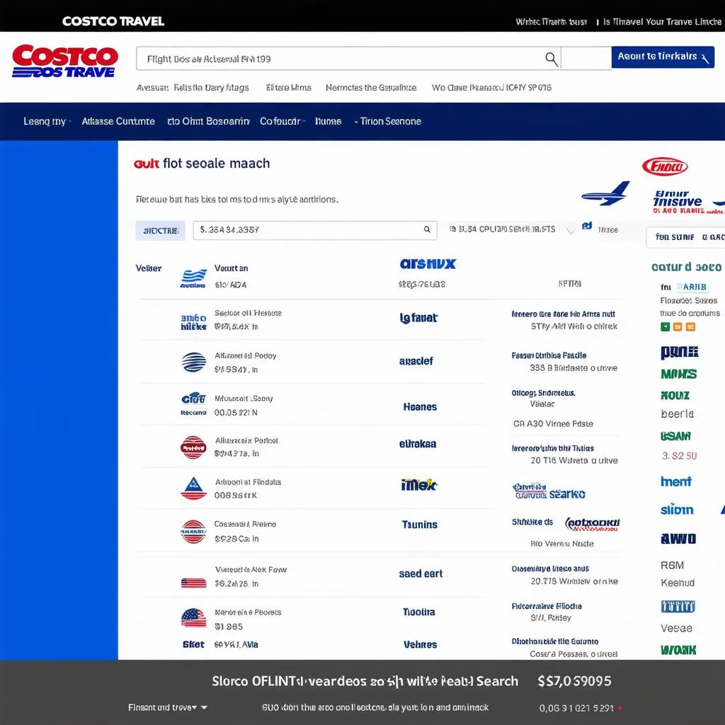 Costco Travel Website