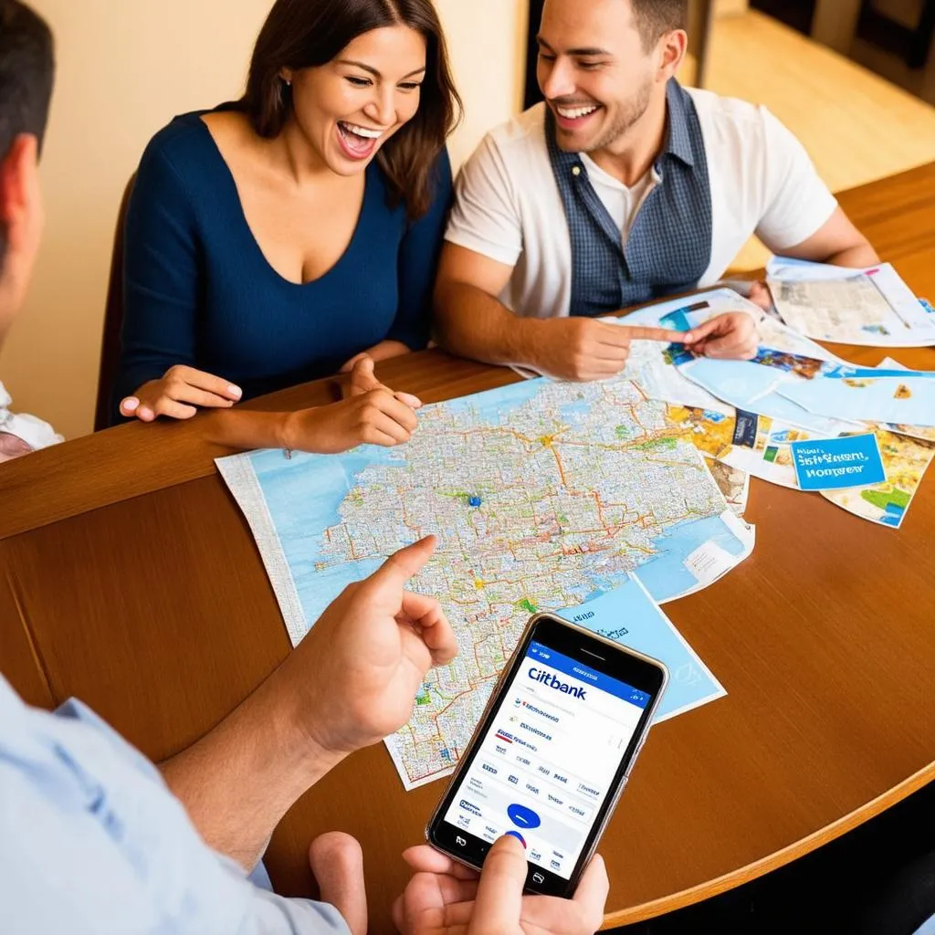 Travel Planning with Citibank App