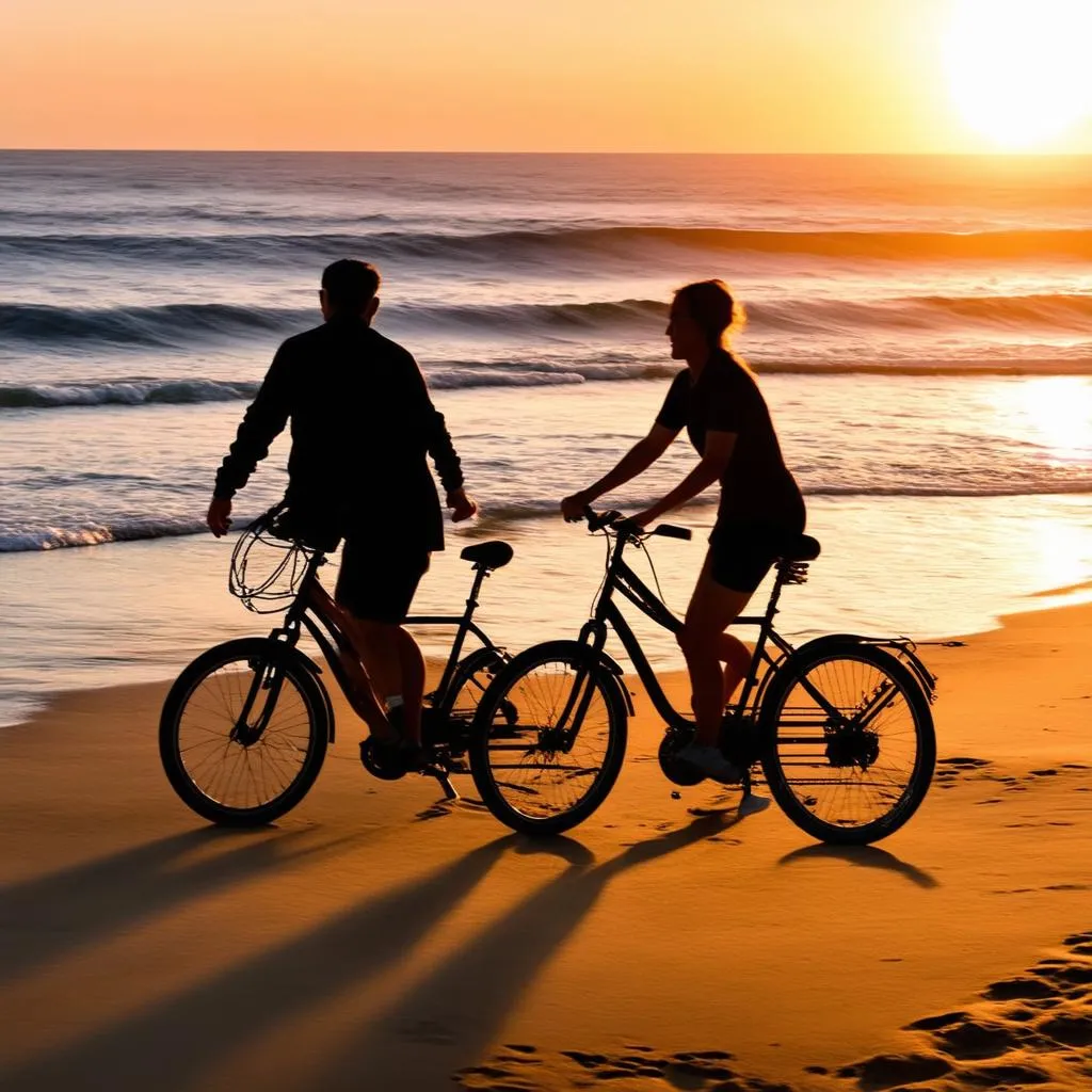 Beach cycling