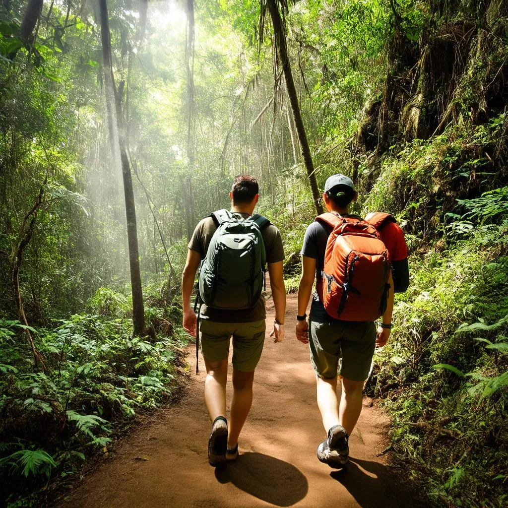 hiking in Malaysia