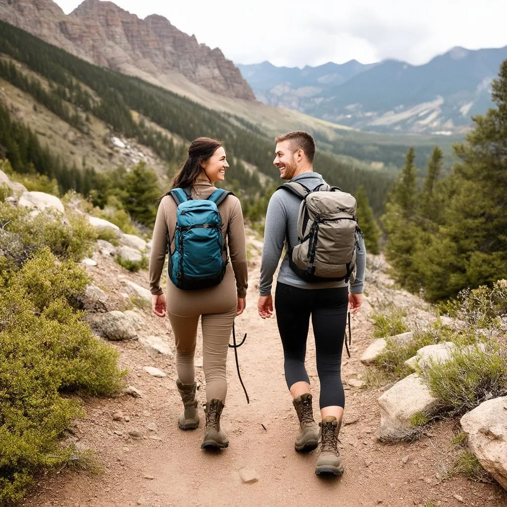 couple hiking