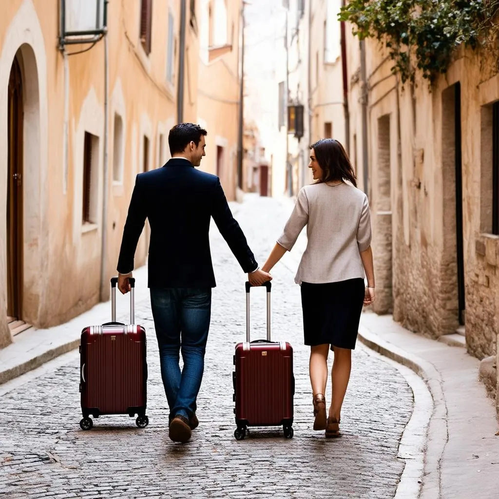 couple walking