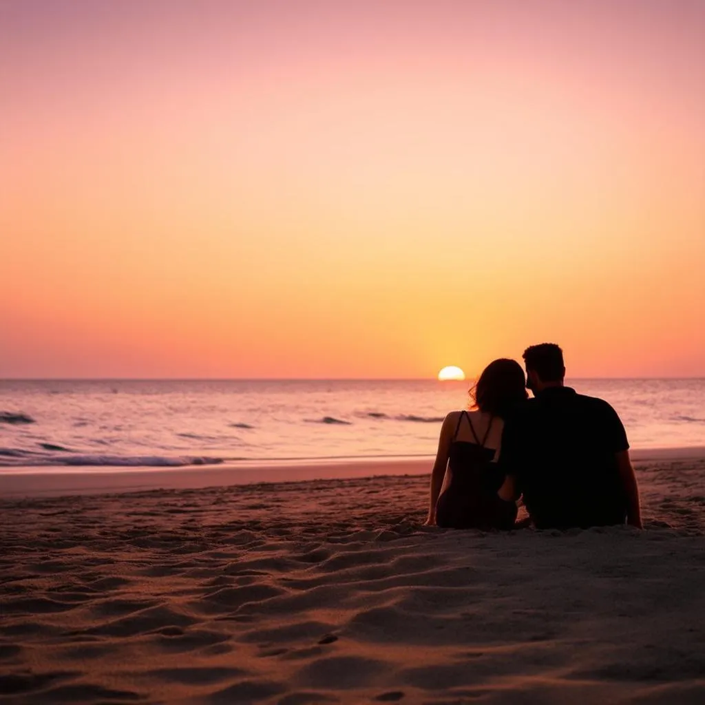 Sunset on the Beach