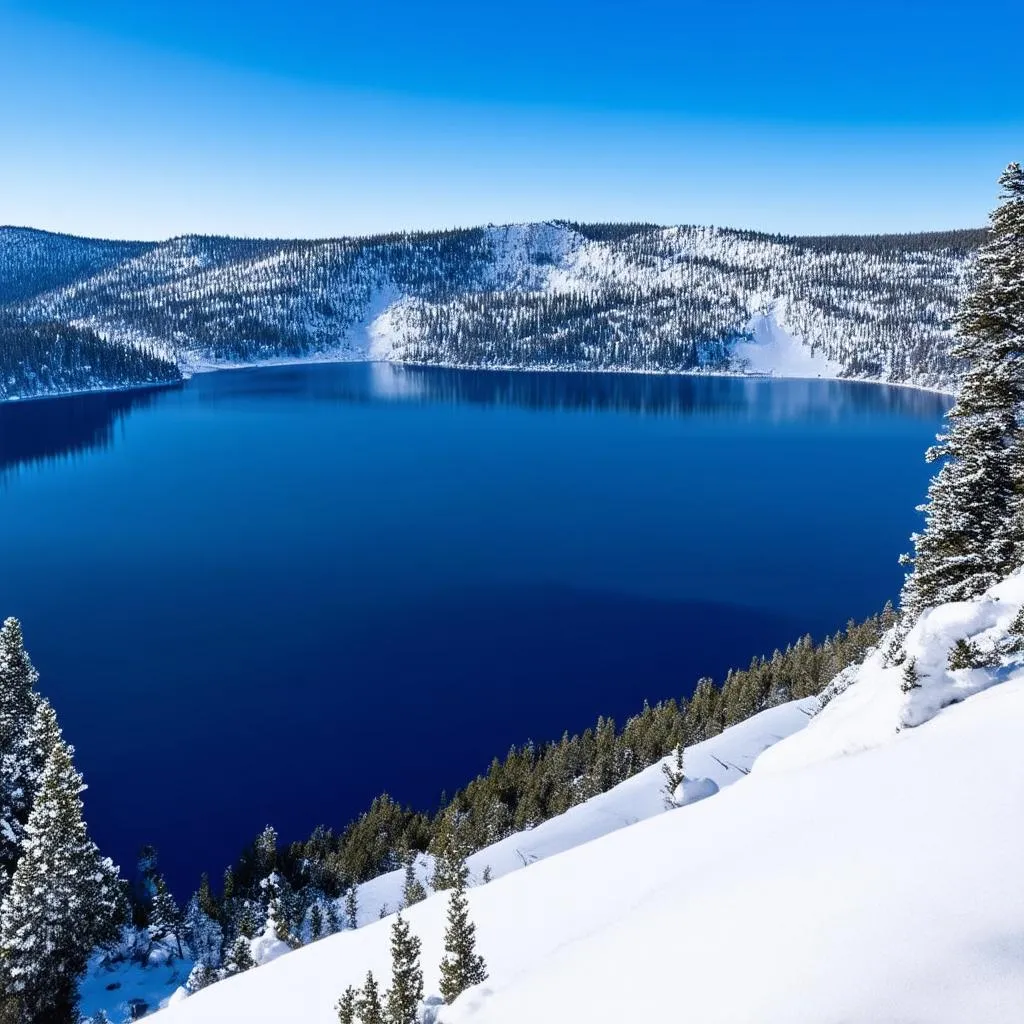 Winter Wonderland at Crater Lake