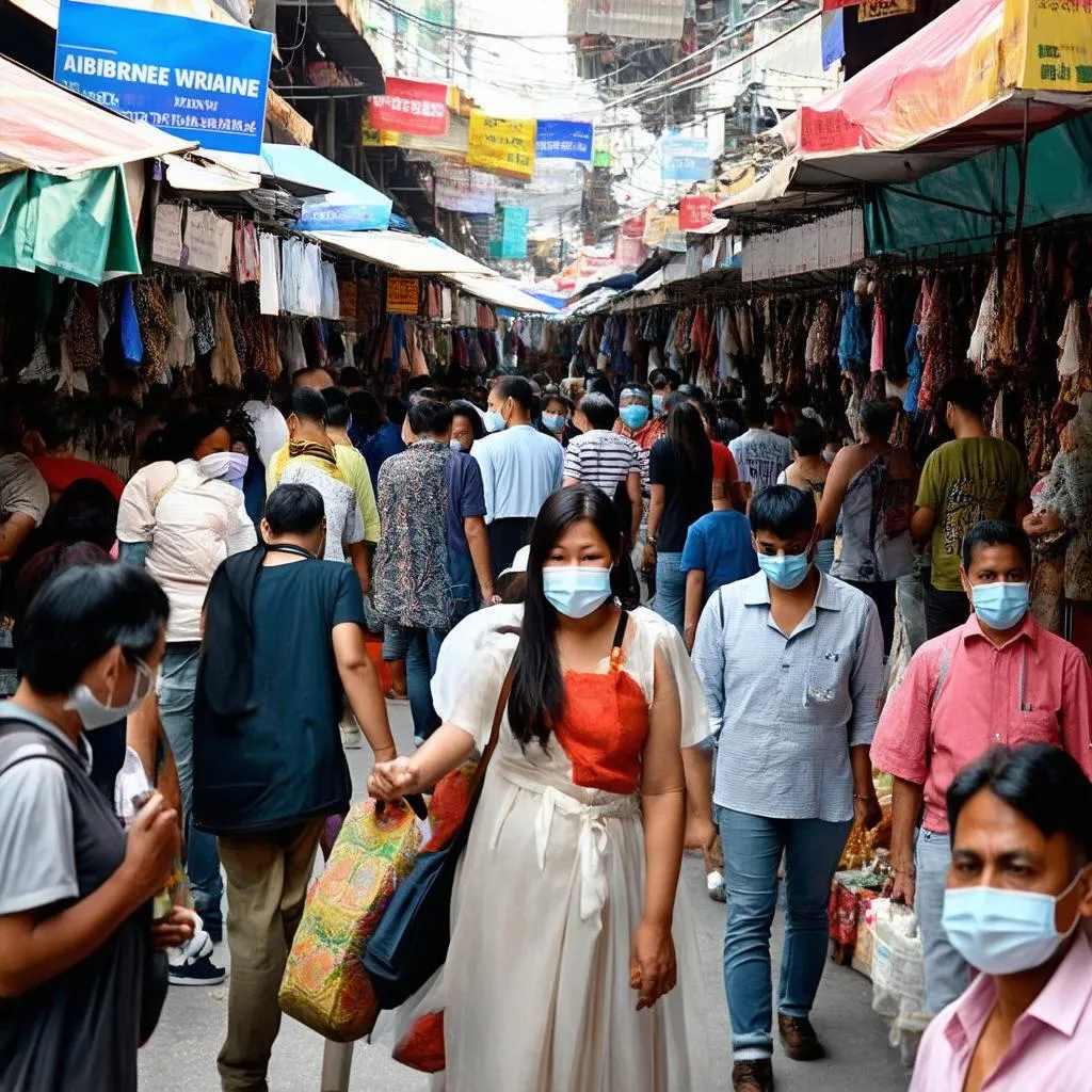 Crowded Market