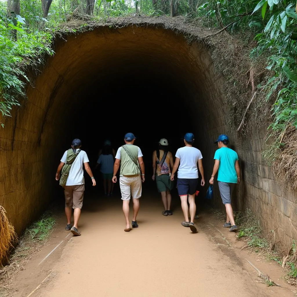 Exploring the Cu Chi Tunnels