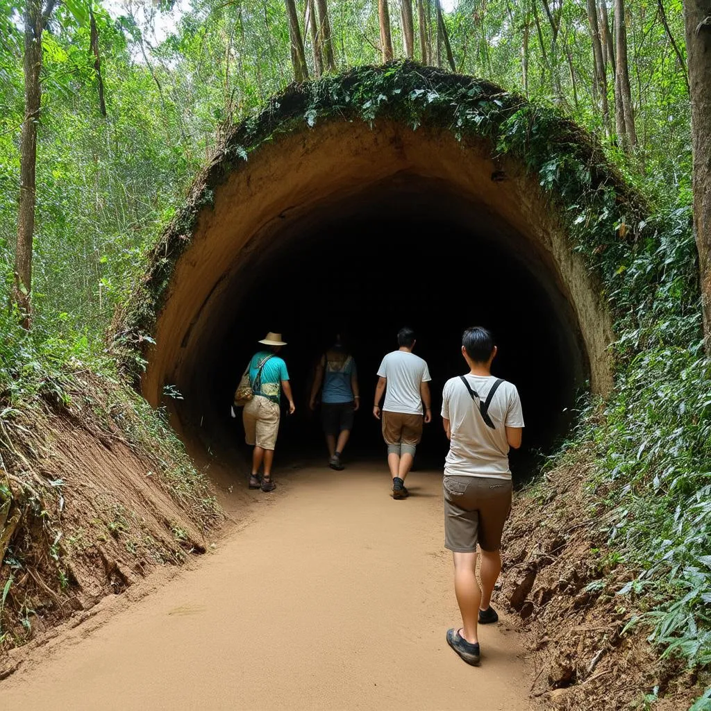 Cu Chi Tunnels entrance