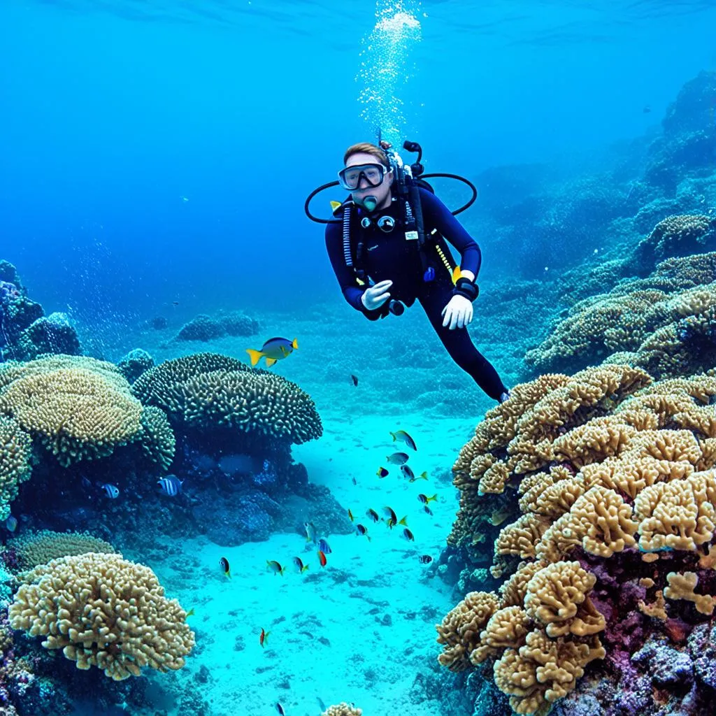 coral reef snorkeling