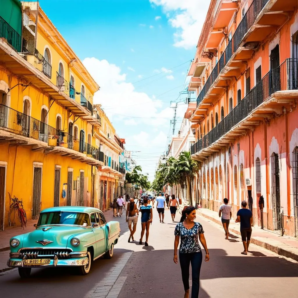 Cuban street scene