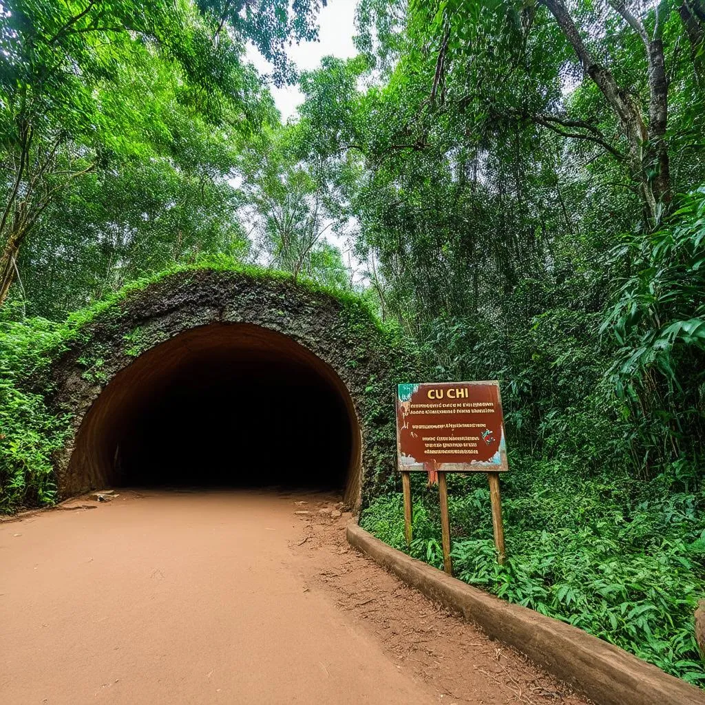 Cu Chi Tunnels entrance