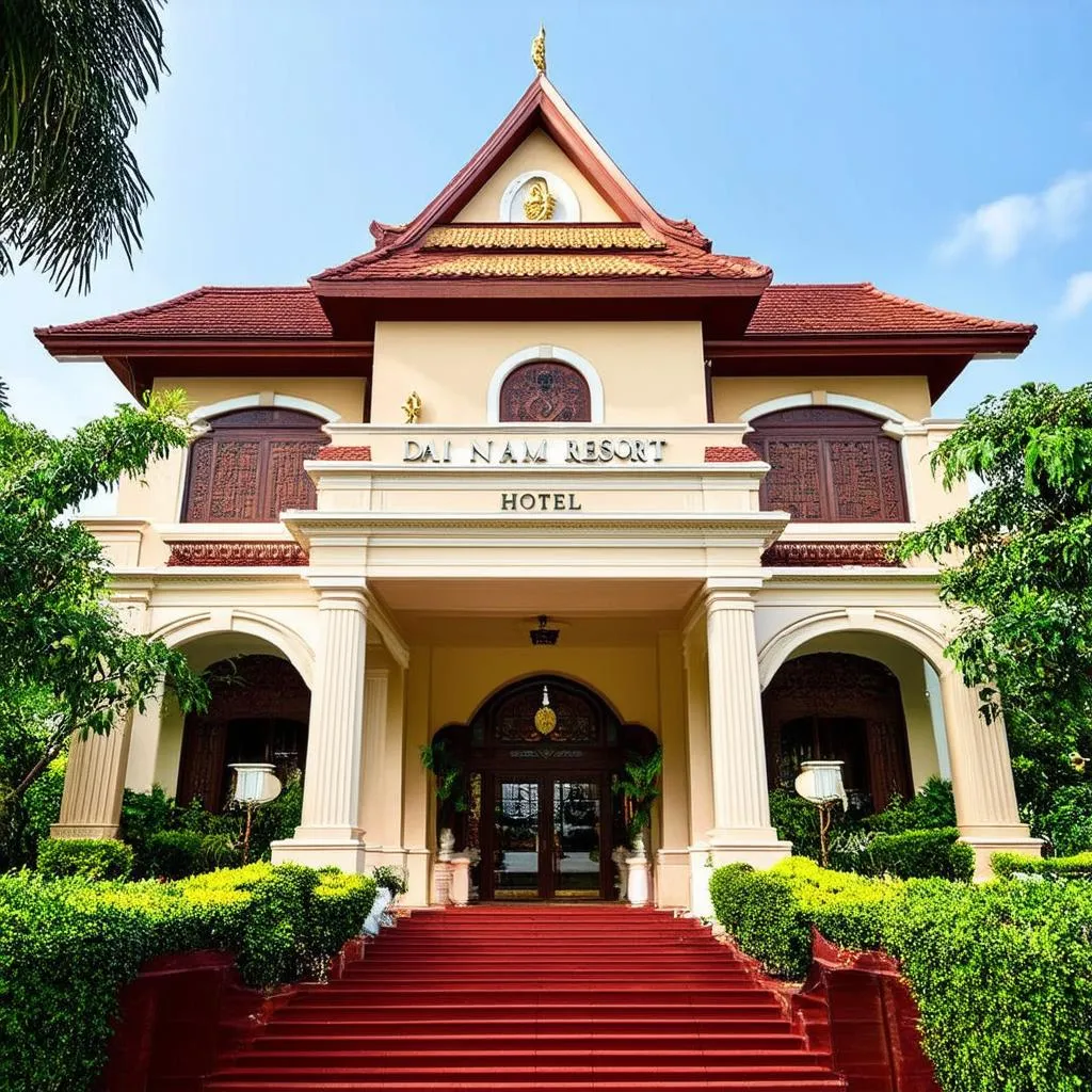 Dai Nam Resort Hotel Exterior