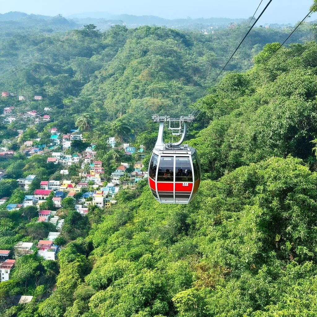 cable car in da lat