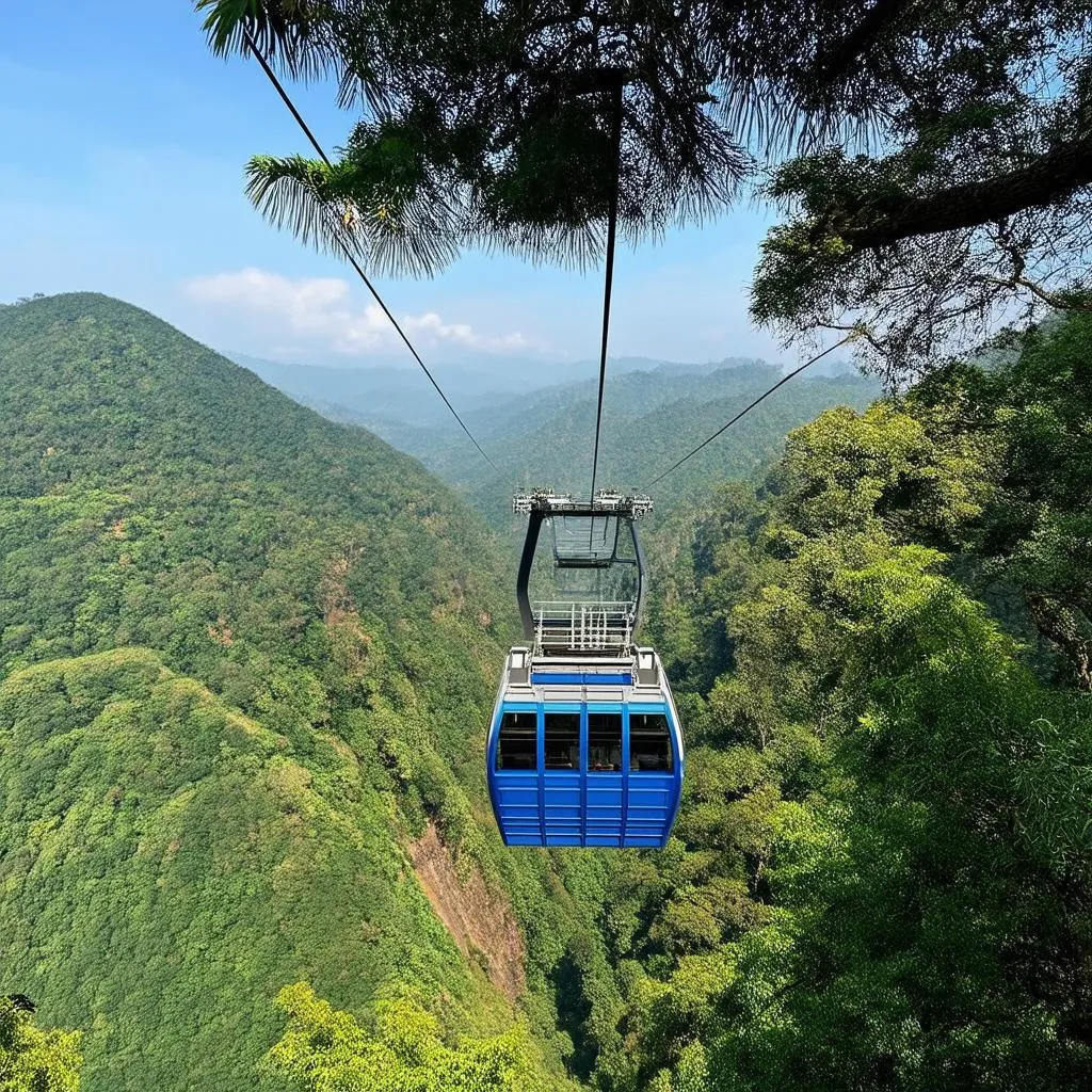 Cable car ride in Da Lat