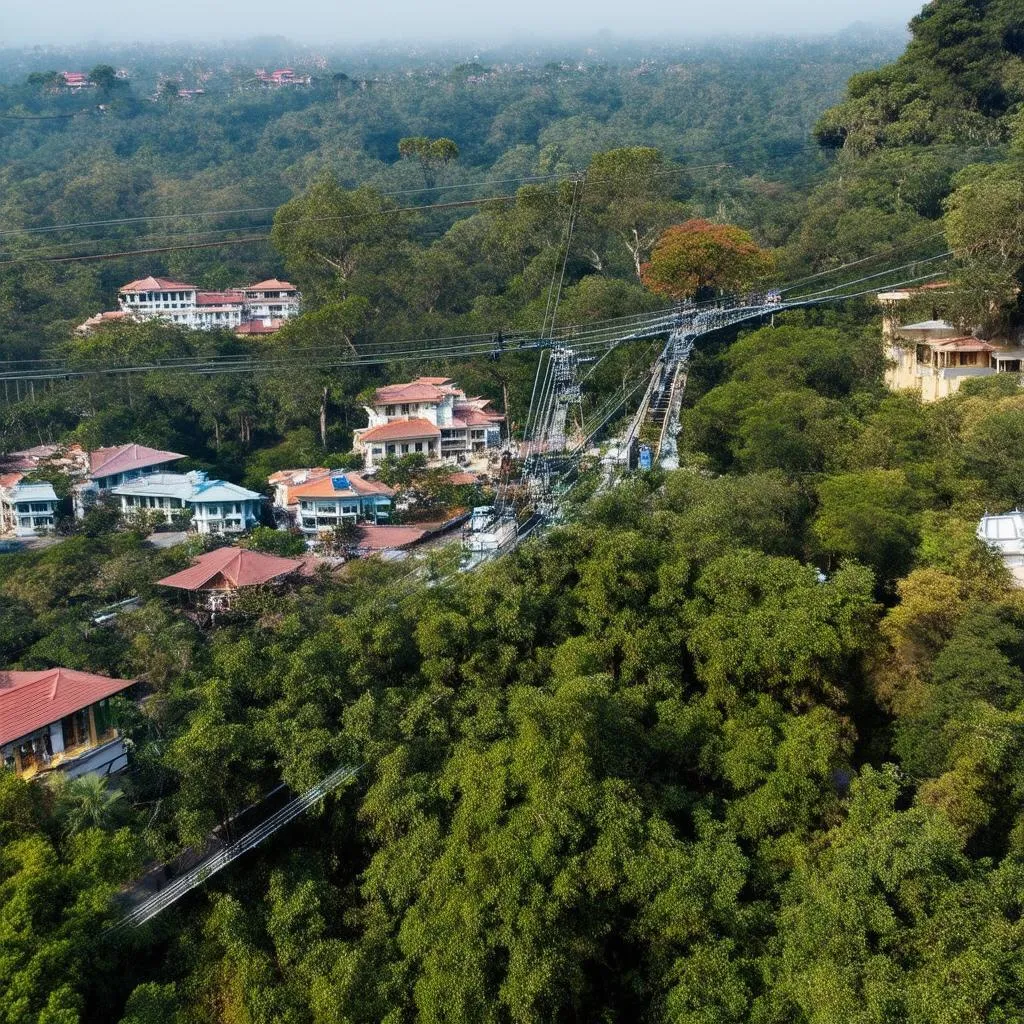 Da Lat cable car ride