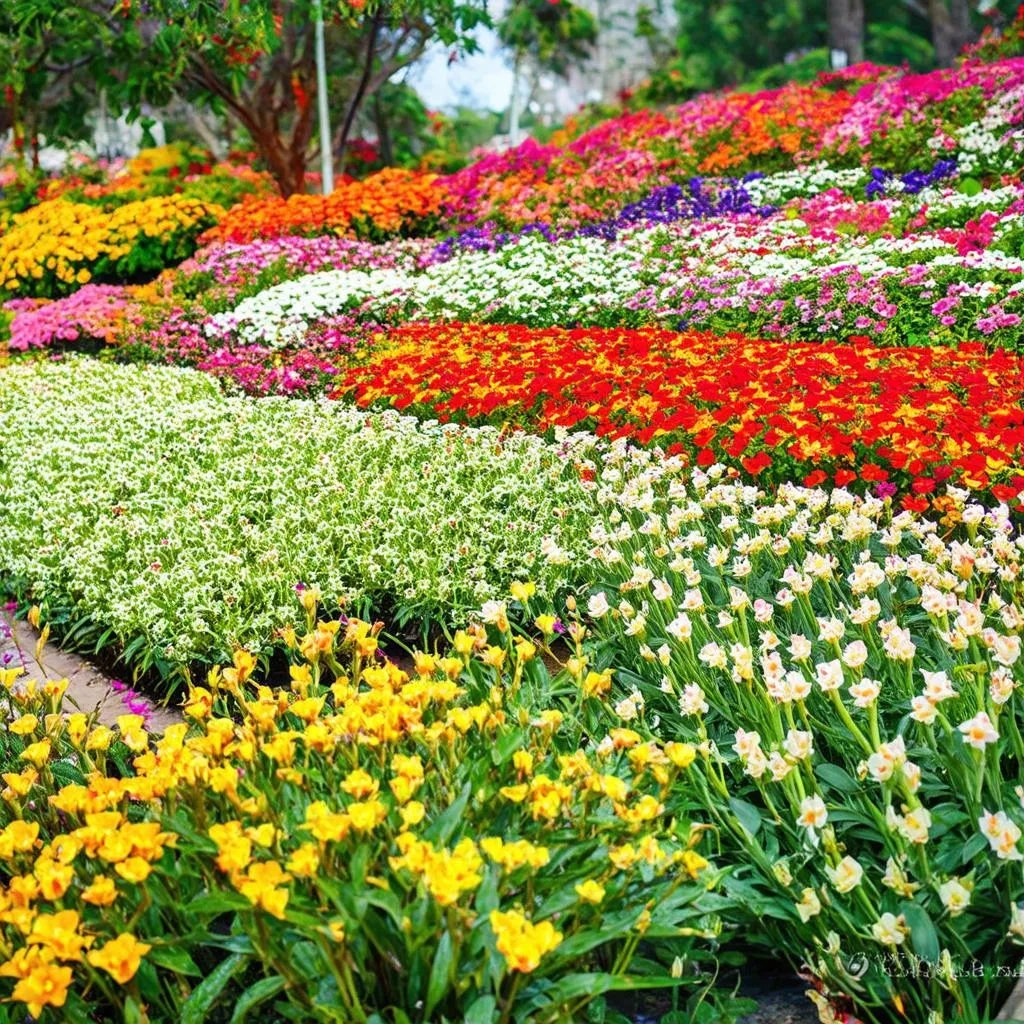 flower garden in da lat