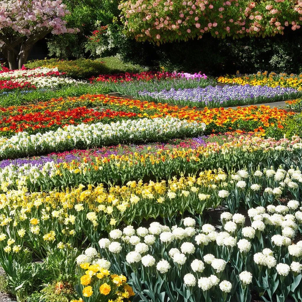 Colorful Flower Gardens of Da Lat