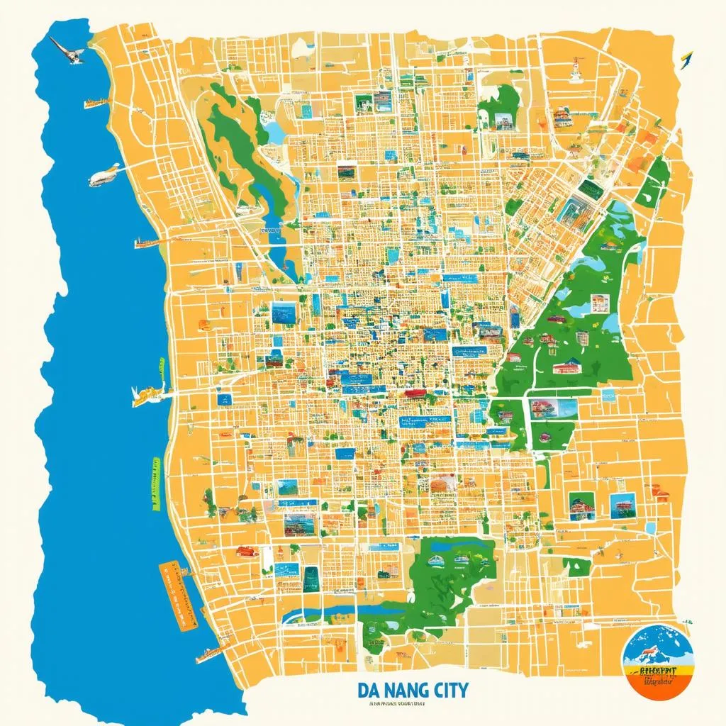 Da Nang City Map