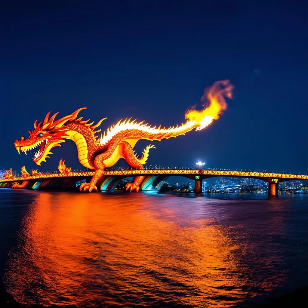 Dragon Bridge in Da Nang