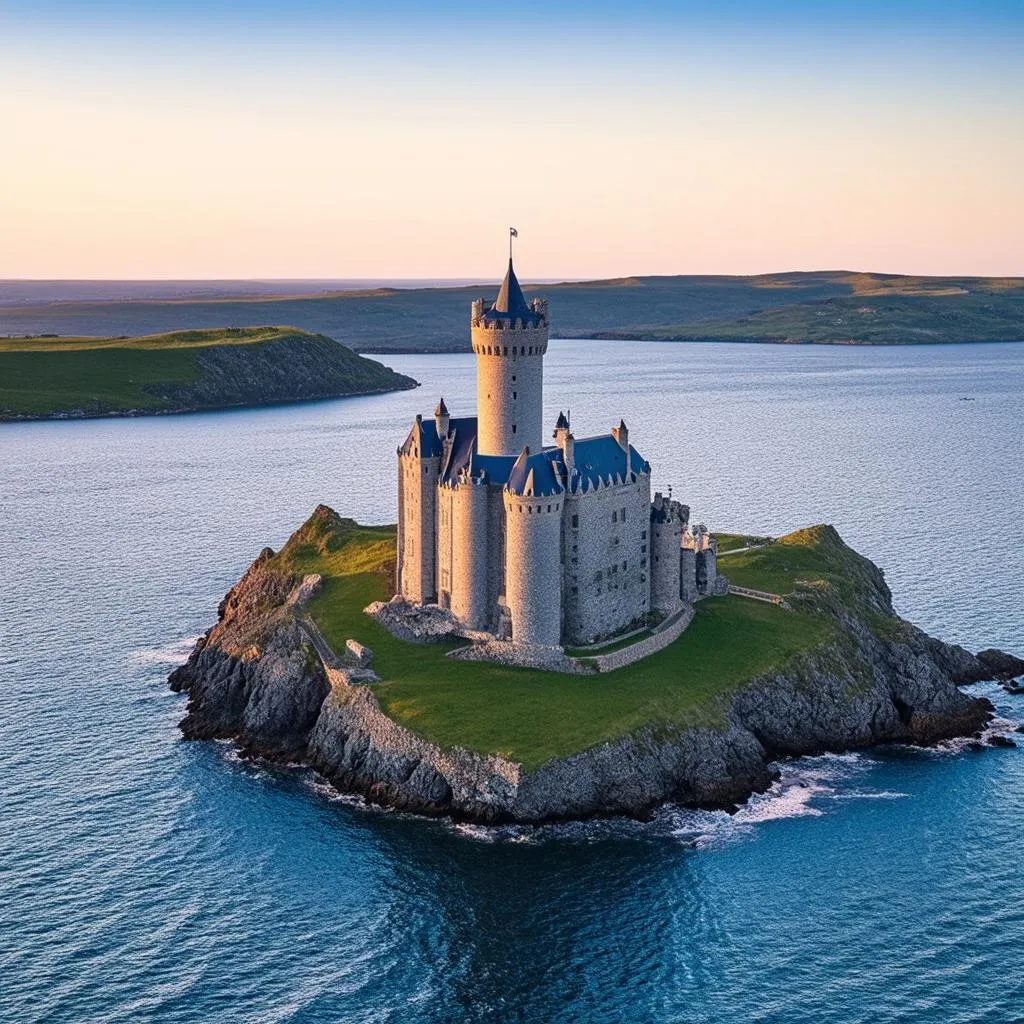 Castle by the sea in Denmark