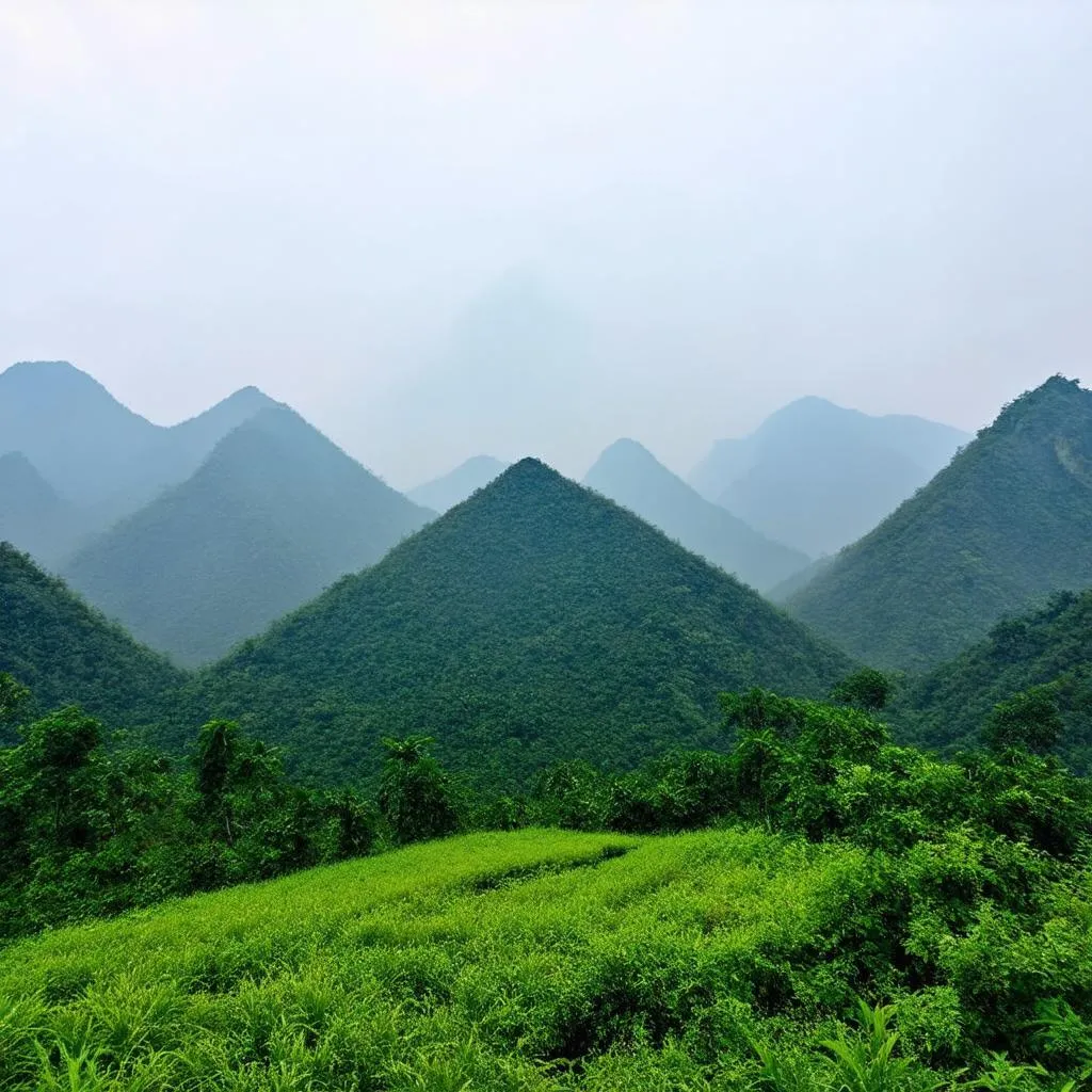 Mountains in Dien Bien Phu