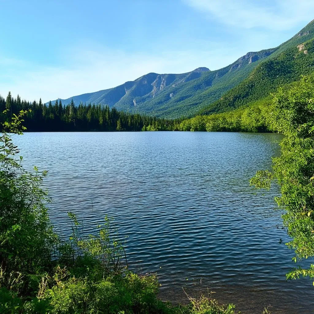 Lake in Dien Lam