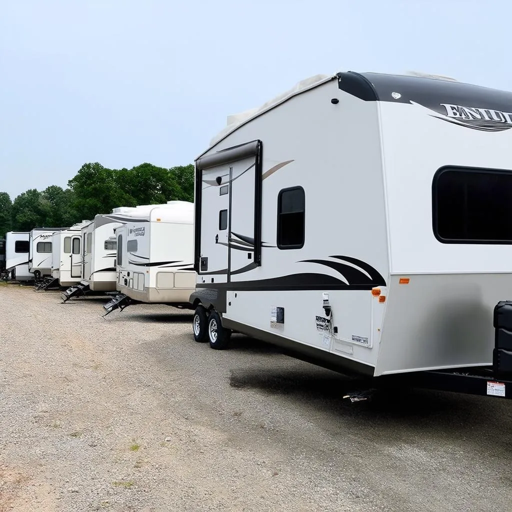 Travel Trailers of Different Lengths