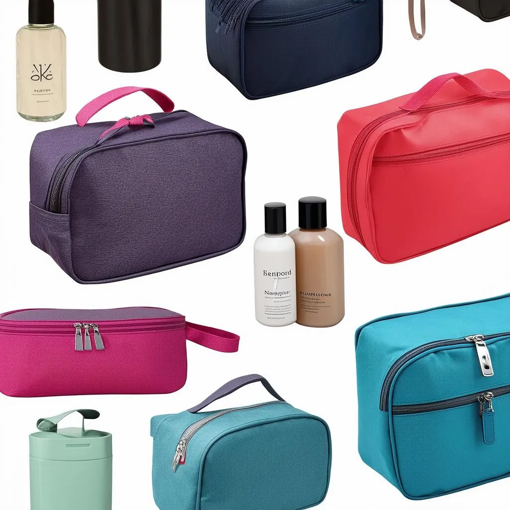 Various Travel Toiletry Bags