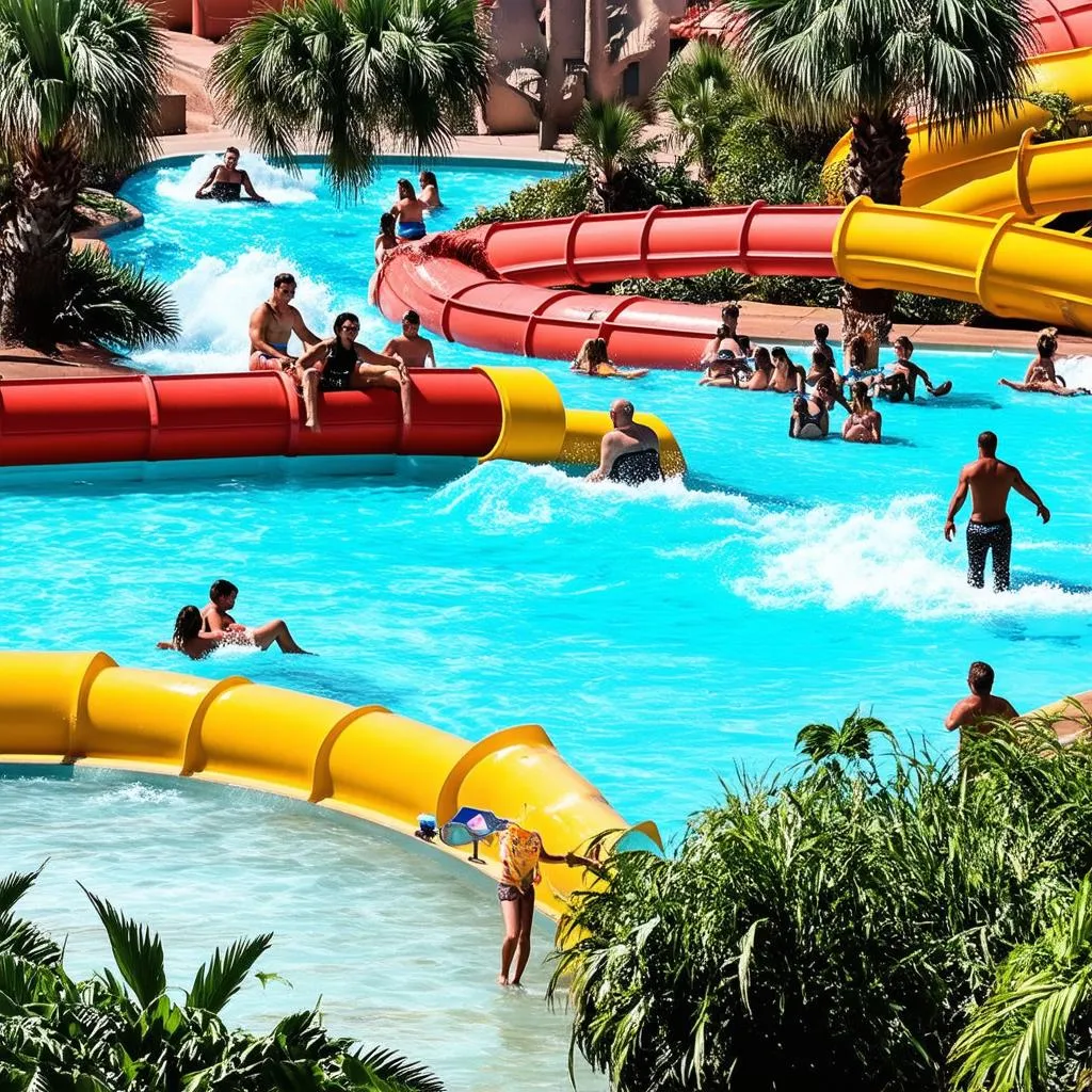 Water park area in Dìn Ký Lái Thiêu