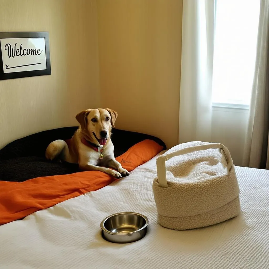 Dog-Friendly Hotel Room