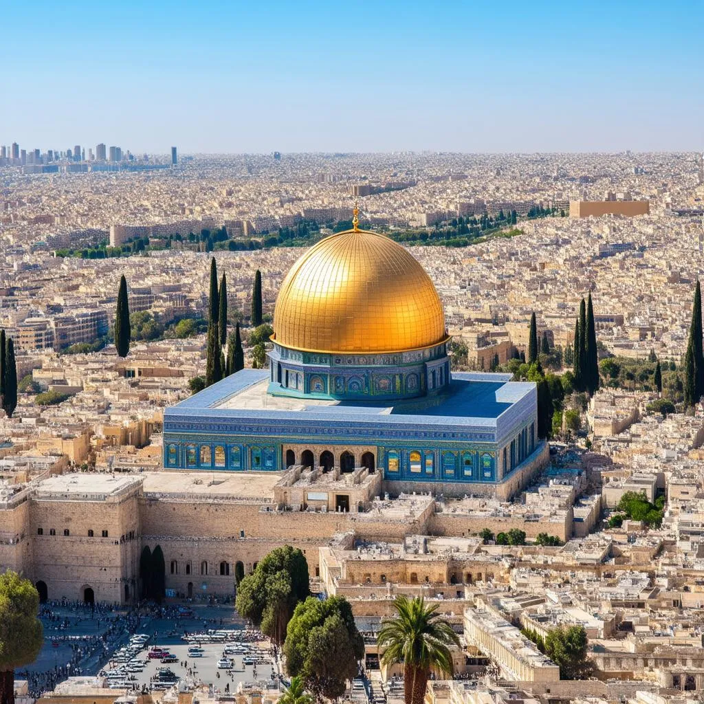 Dome of the Rock Aerial View