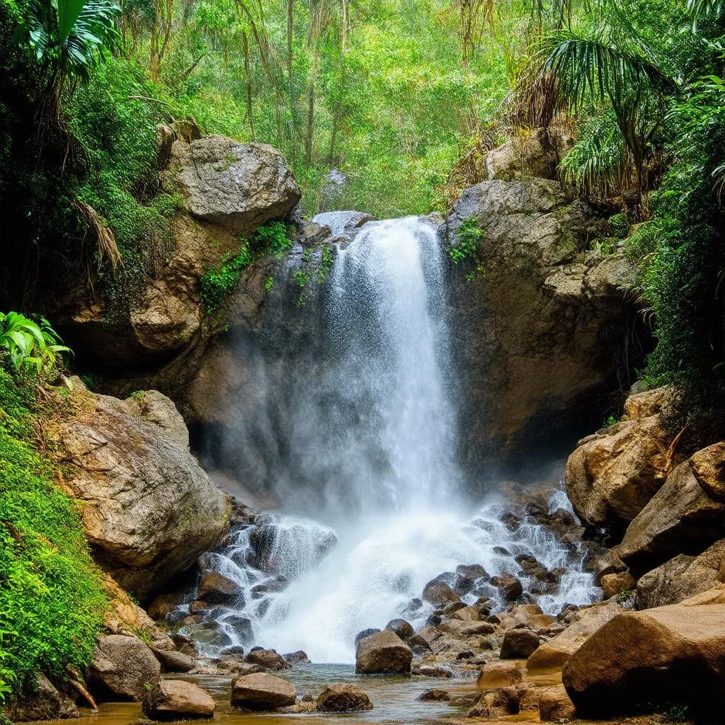 Dominican Republic Waterfall