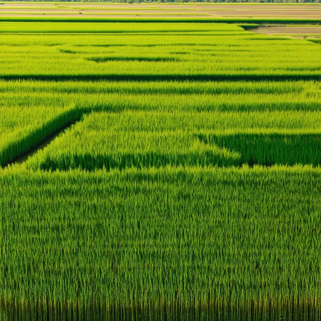 Dong Thap rice field