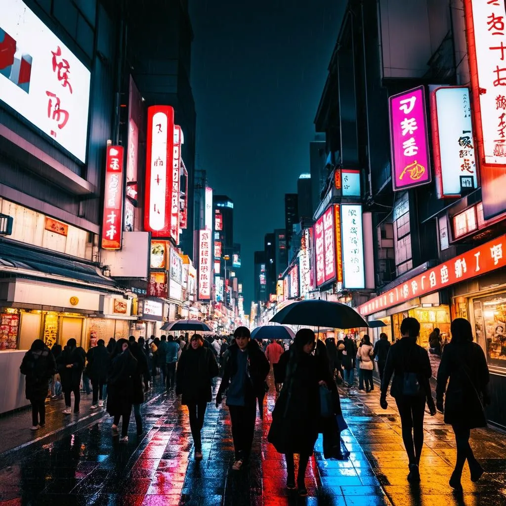 Dotonbori at Night in June